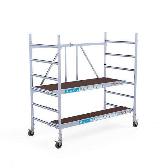Euroscaffold Kamersteiger 90x190 3m werkhoogte + platform 30 cm