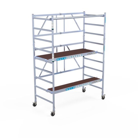 Euroscaffold Kamersteiger 90x190 4m werkhoogte + platform 30 cm