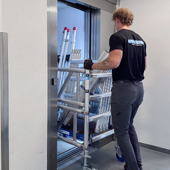 Euroscaffold Rolsteiger One 75x120 cm 5,2 meter werkhoogte