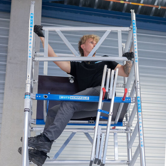 Euroscaffold Rolsteiger One 75x120 cm 5,2 meter werkhoogte
