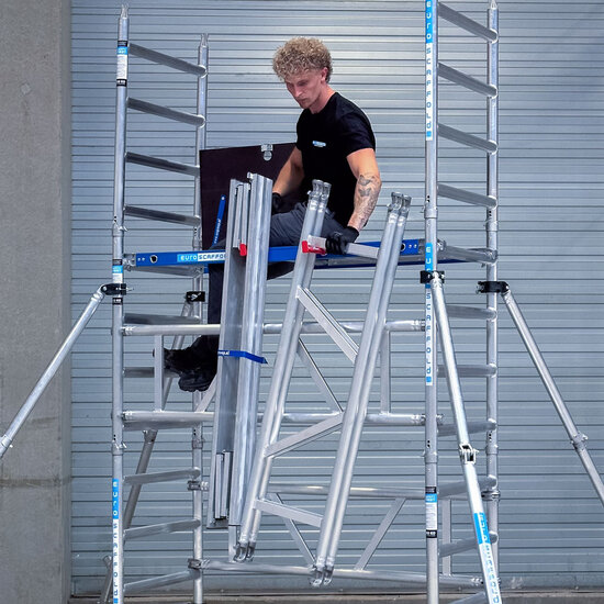 Euroscaffold Rolsteiger One XL 75x165 cm 7,2 meter werkhoogte