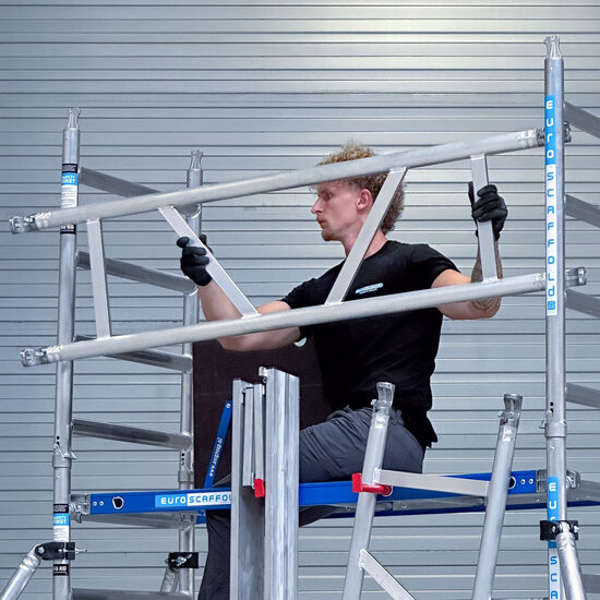 Euroscaffold Rolsteiger One XL 75x165 cm 4,2 meter werkhoogte - Copy