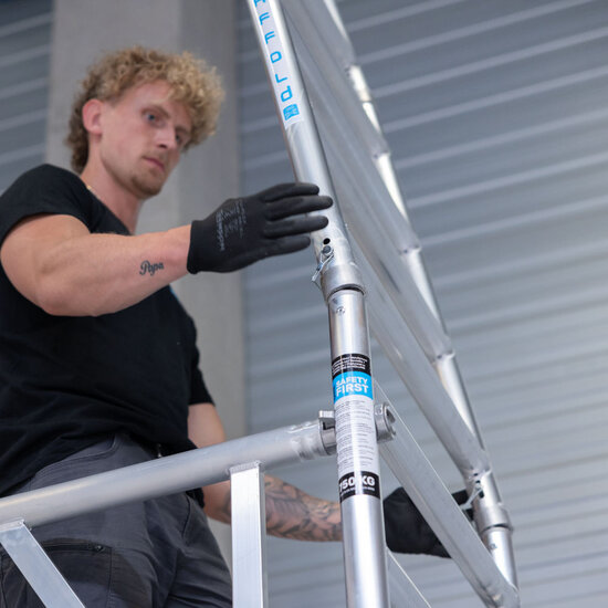 Euroscaffold Rolsteiger One XL PRO 75x165 cm 4,2 meter werkhoogte