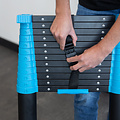 Eurostairs Telescoopladder Black 'n Blue Professioneel 3,8 meter met softclose