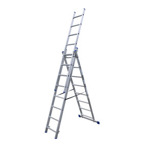 Alumexx Reform ladder driedelig recht 3x8 sporten