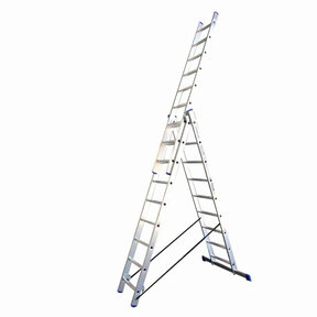 Alumexx Reform ladder driedelig recht 3x9 sporten