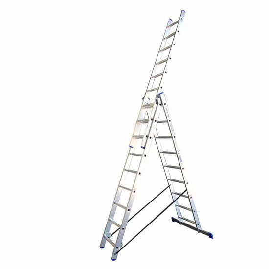Alumexx Alumexx Reform ladder driedelig recht 3x9 sporten