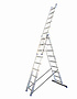 Alumexx Reform ladder driedelig recht 3x9 sporten