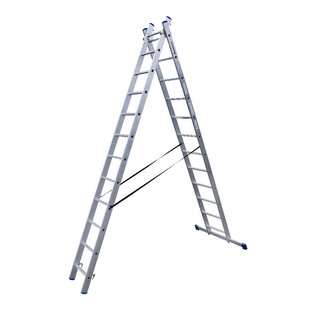 Alumexx Reform ladder tweedelig recht 2x12 sporten