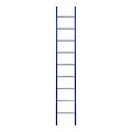 Eurostairs Eurostairs Ladder enkel recht 1x9 sporten BLAUW