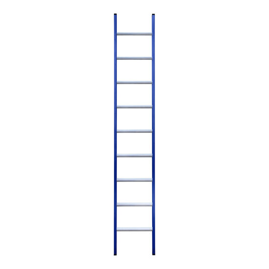 Eurostairs Eurostairs Ladder enkel recht 1x9 sporten BLAUW