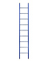 Eurostairs Ladder enkel recht 1x9 sporten BLAUW