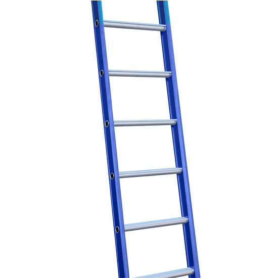 Eurostairs Eurostairs Ladder enkel recht 1x10 sporten BLAUW