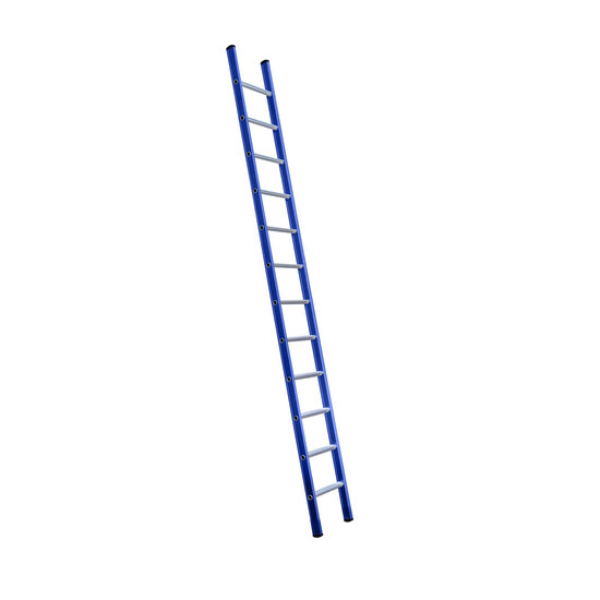 Eurostairs Eurostairs Ladder enkel recht 1x12 sporten BLAUW