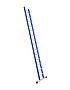 Eurostairs Ladder enkel recht 1x14 sporten BLAUW
