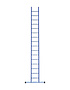 Eurostairs Ladder enkel recht 1x16 sporten BLAUW