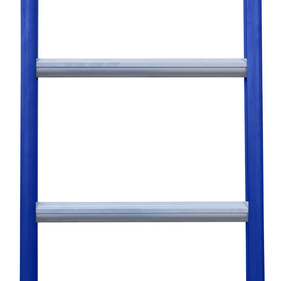 Eurostairs Eurostairs Ladder enkel recht 1x18 sporten BLAUW
