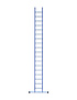 Eurostairs Ladder enkel recht 1x18 sporten BLAUW
