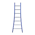 Eurostairs Eurostairs Ladder enkel uitgebogen 1x7 sporten BLAUW