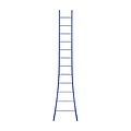 Eurostairs Eurostairs Ladder enkel uitgebogen 1x12 sporten BLAUW