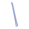 Eurostairs Eurostairs Ladder enkel uitgebogen 1x16 sporten BLAUW