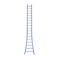 Eurostairs Eurostairs Ladder enkel uitgebogen 1x18 sporten BLAUW