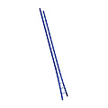 Eurostairs Eurostairs Ladder enkel uitgebogen 1x18 sporten BLAUW