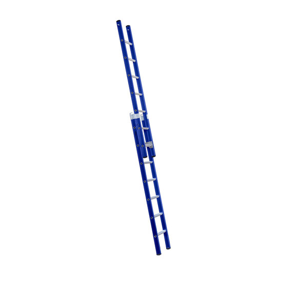 Eurostairs Eurostairs Reform ladder dubbel recht 2x7 sporten BLAUW
