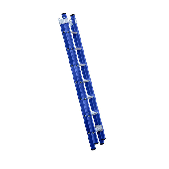 Eurostairs Eurostairs Reform ladder dubbel recht 2x7 sporten BLAUW