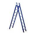 Eurostairs Eurostairs Reform ladder dubbel recht 2x8 sporten BLAUW