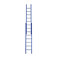 Eurostairs Eurostairs Reform ladder dubbel recht 2x8 sporten BLAUW