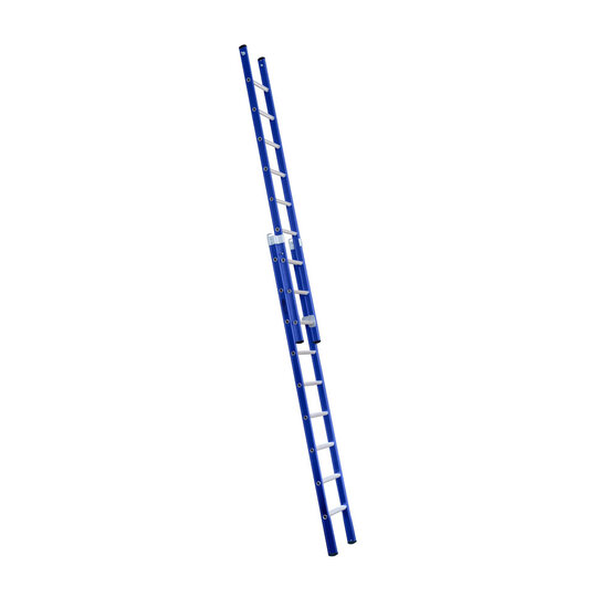 Eurostairs Eurostairs Reform ladder dubbel recht 2x9 sporten BLAUW