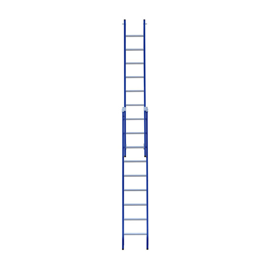 Eurostairs Eurostairs Reform ladder dubbel recht 2x9 sporten BLAUW