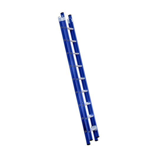 Eurostairs Eurostairs Reform ladder dubbel recht 2x9 sporten BLAUW
