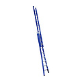 Eurostairs Eurostairs Reform ladder dubbel uitgebogen 2x9 sporten BLAUW