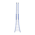 Eurostairs Eurostairs Reform ladder dubbel uitgebogen 2x12 sporten BLAUW