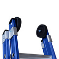 Eurostairs Eurostairs Reform ladder dubbel uitgebogen 2x12 sporten BLAUW