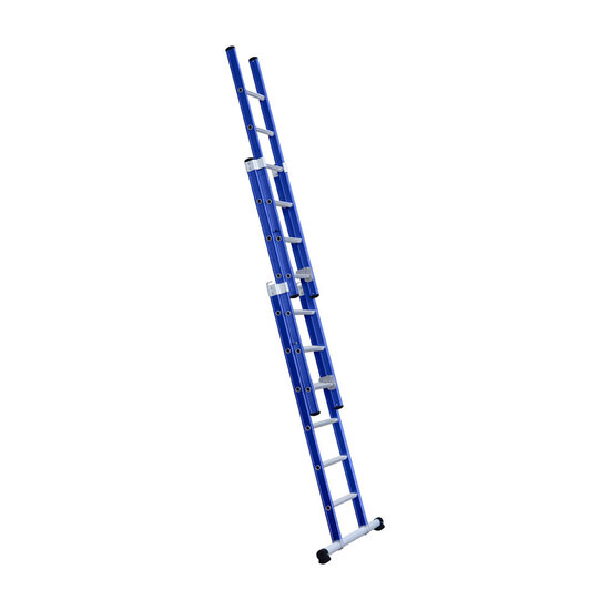 Eurostairs Eurostairs Reform ladder driedubbel recht 3x6 sporten BLAUW
