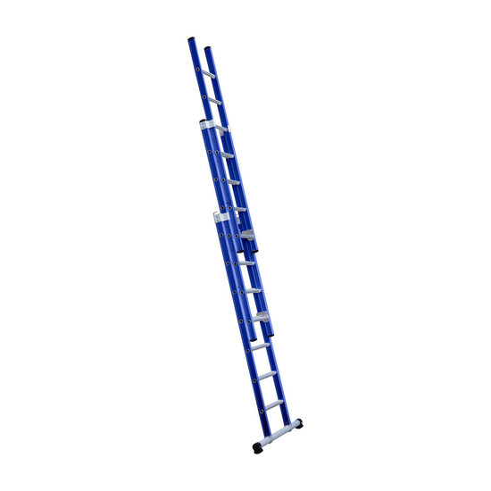 Eurostairs Eurostairs Reform ladder driedubbel recht 3x7 sporten BLAUW