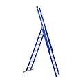 Eurostairs Eurostairs Reform ladder driedubbel recht 3x12 sporten BLAUW