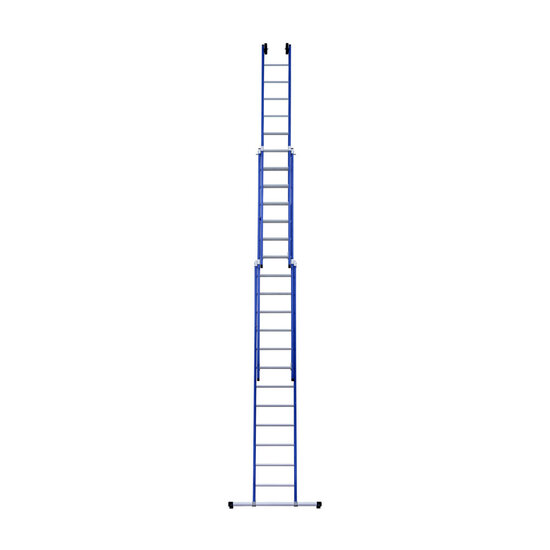 Eurostairs Eurostairs Reform ladder driedubbel recht 3x12 sporten BLAUW