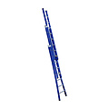 Eurostairs Eurostairs Reform ladder driedubbel uitgebogen 3x8 sporten BLAUW