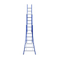 Eurostairs Eurostairs Reform ladder driedubbel uitgebogen 3x8 sporten BLAUW