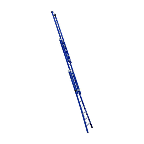 Eurostairs Eurostairs Reform ladder driedubbel uitgebogen 3x10 sporten BLAUW