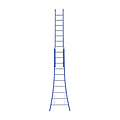 Eurostairs Eurostairs Reform ladder driedubbel uitgebogen 3x10 sporten BLAUW