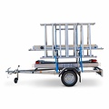 Alumexx Basic Steigeraanhanger 250 Open + Rolsteiger Alumexx Budget 135x250 6,2m werkhoogte
