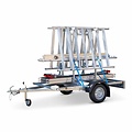 Alumexx Basic Steigeraanhanger 250 Open + Rolsteiger Alumexx Budget 135x250 6,2m werkhoogte