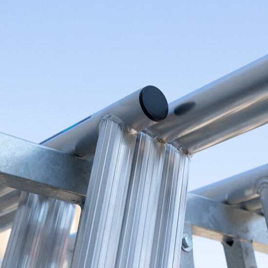 Alumexx Basic Steigeraanhanger 250 Open + Rolsteiger Alumexx Budget 135x250 6,2m werkhoogte