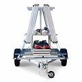 Alumexx Basic Steigeraanhanger 250 Open + Alumexx Budget Rolsteiger 135x250 8,2 m werkhoogte