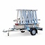 Alumexx Basic Steigeraanhanger 250 Open + Alumexx Budget Rolsteiger 135x250 10,2 m werkhoogte